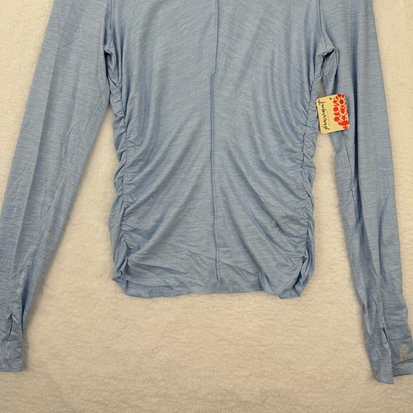 Free People X Hatch Right On The Run Layer Ruched Scoop Neck Maternity Top Small - Picture 4 of 10